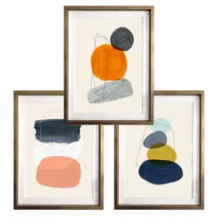 PAPEL ILUSTRADO - Mid Century Ii 50X70 Marco Dorado
