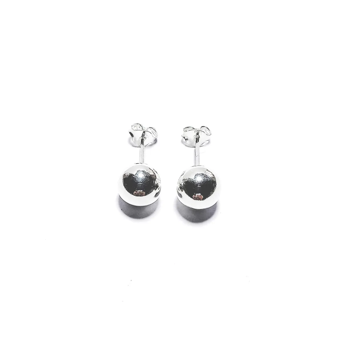 COGGIOLA - Aros Bola 8mm Plata Fina 925
