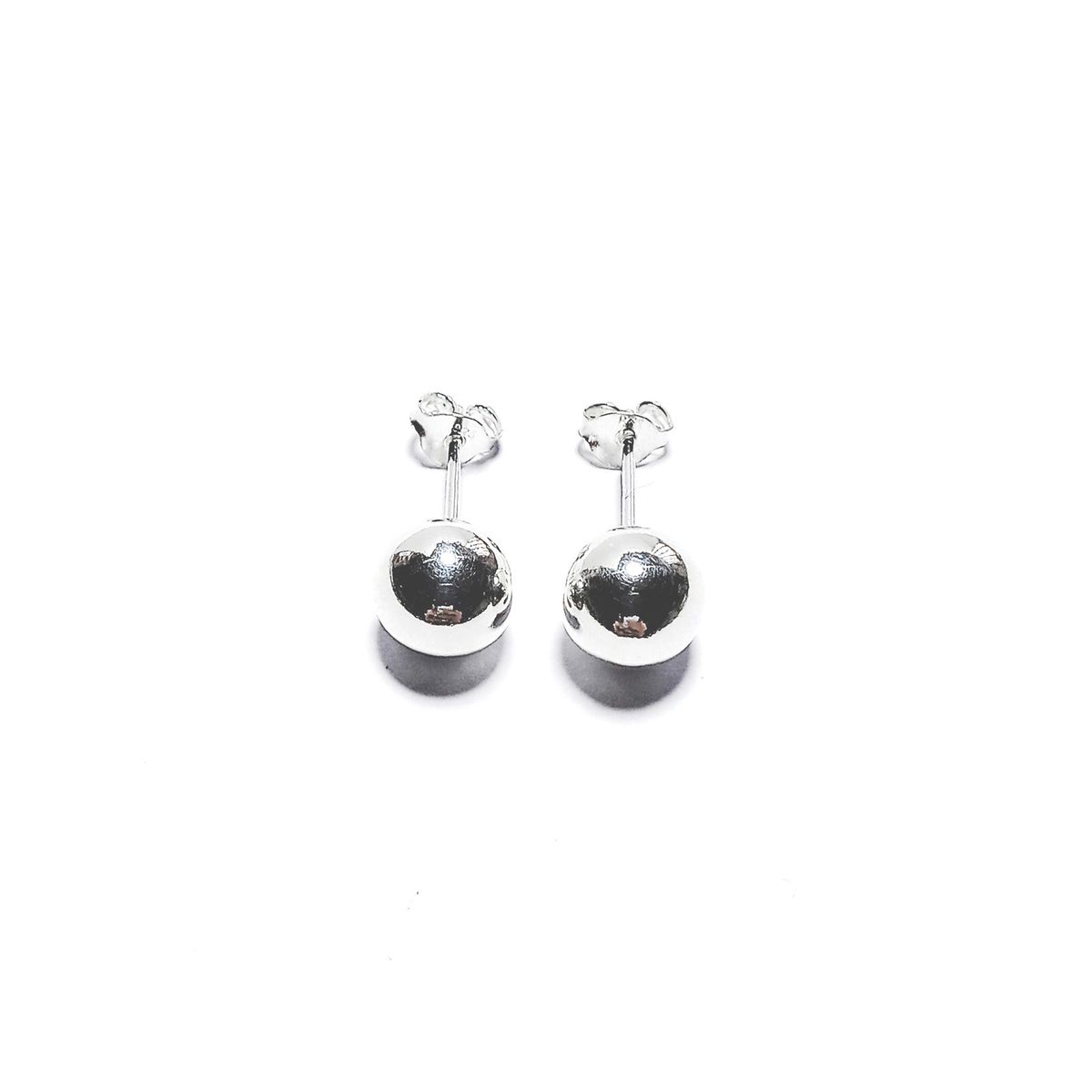 COGGIOLA - Aros Bola 8mm Plata Fina 925