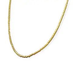 ANDREA COGGIOLA JOYAS - Collar Mostacillas Enchapado Oro 18K 50CM