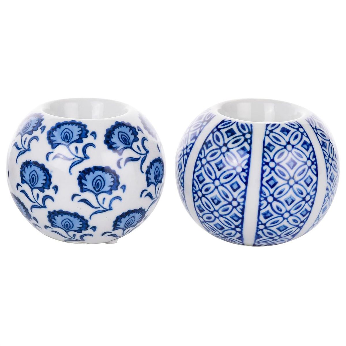 MALLORCA - Set De Portavelas Decorativa Oceano 3 Pzas