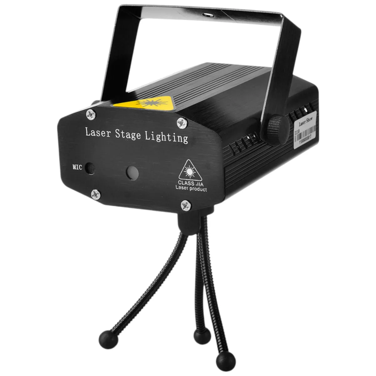 DBLUE - Luces Laser para Fiestas RGB Con Sensor Rítmico LED08 - Negro