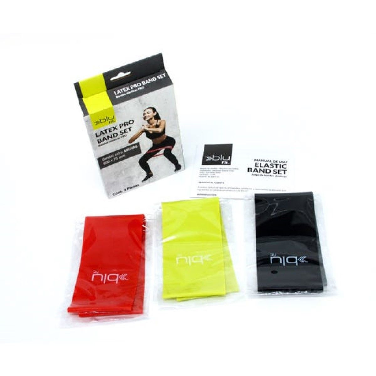 BLU FIT - Bandas Elásticas Extra Anchas Blu Fit