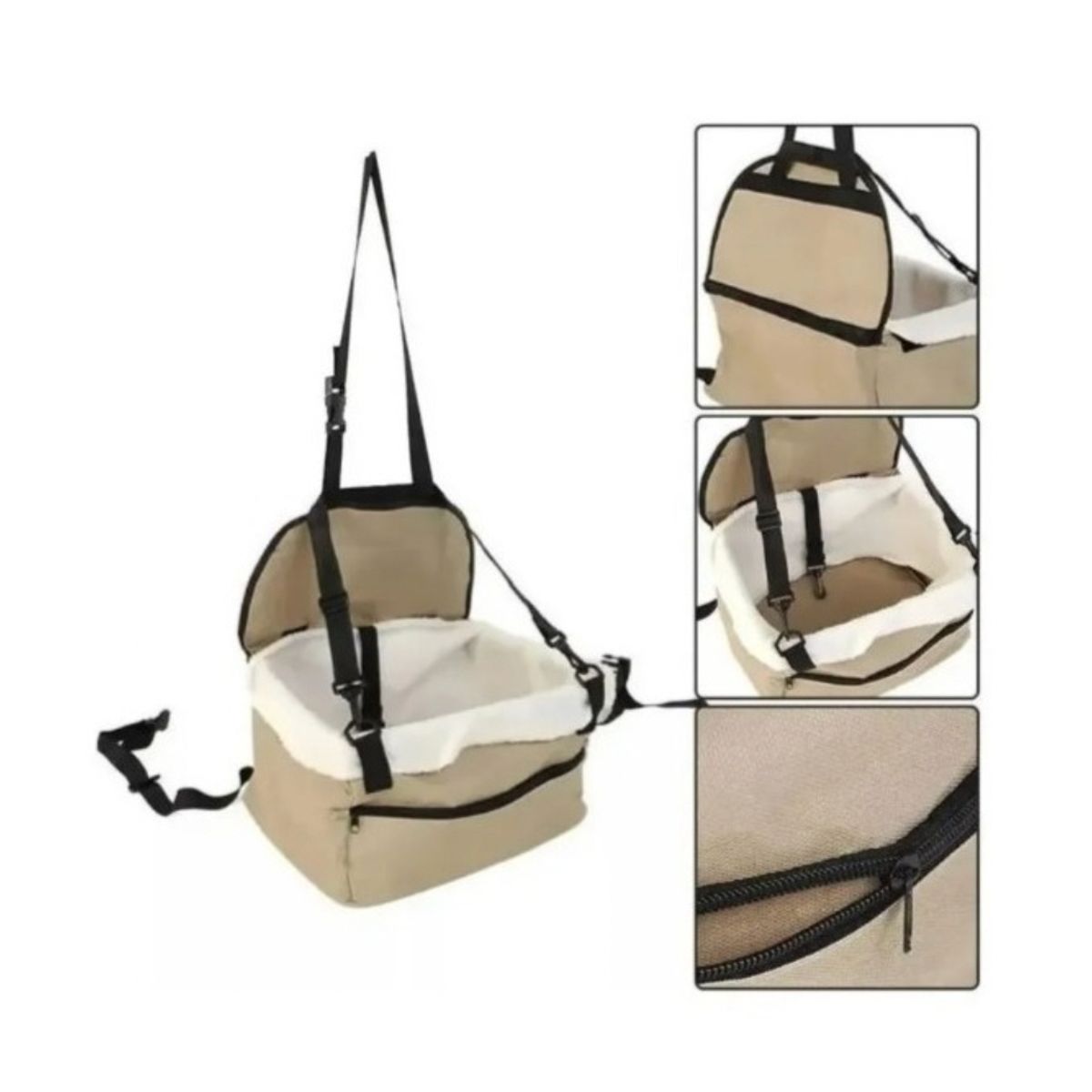 GENERICO - Asiento De Auto Para Mascota Perro o Gato Pequeño