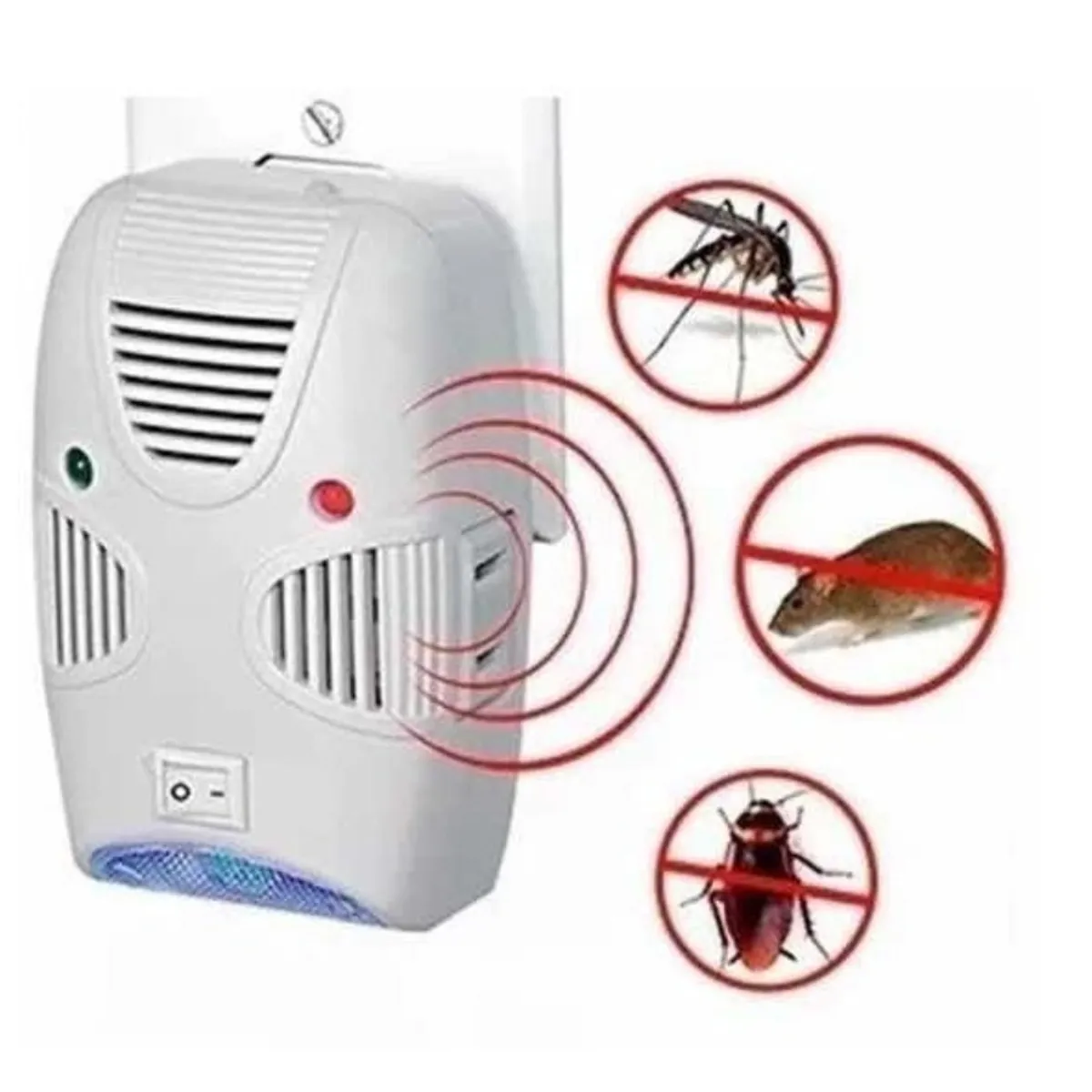 GENERICO - Repelente Eléctrico De Insectos Roedores Ratas Y Arañas