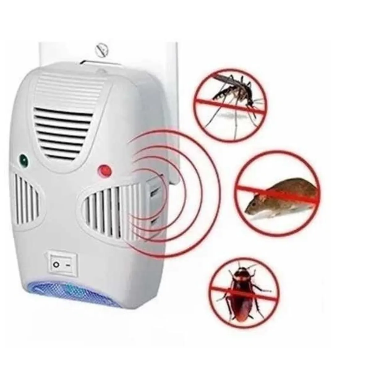 GENERICO - Repelente Eléctrico De Insectos Roedores Ratas Y Arañas