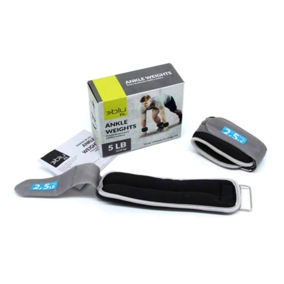 BLU FIT - BLU FIT PESO TOBILLO MUNECA NEOPREN 5 LIBRAS (PAR)