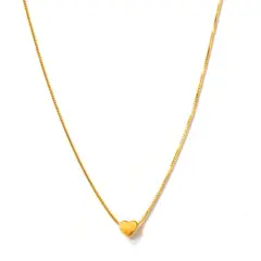 ANDREA COGGIOLA JOYAS - Collar Corazón Enchapado Oro 18K