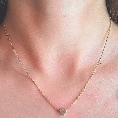 Imagen 2 del producto Collar Corazón Enchapado Oro 18K