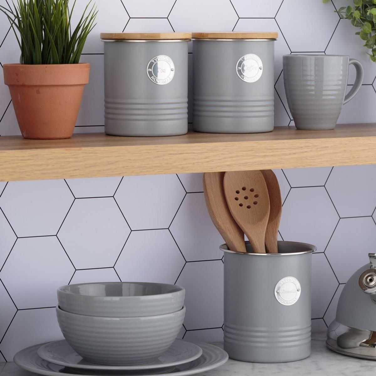 TYPHOON - Contenedor Tea Gris