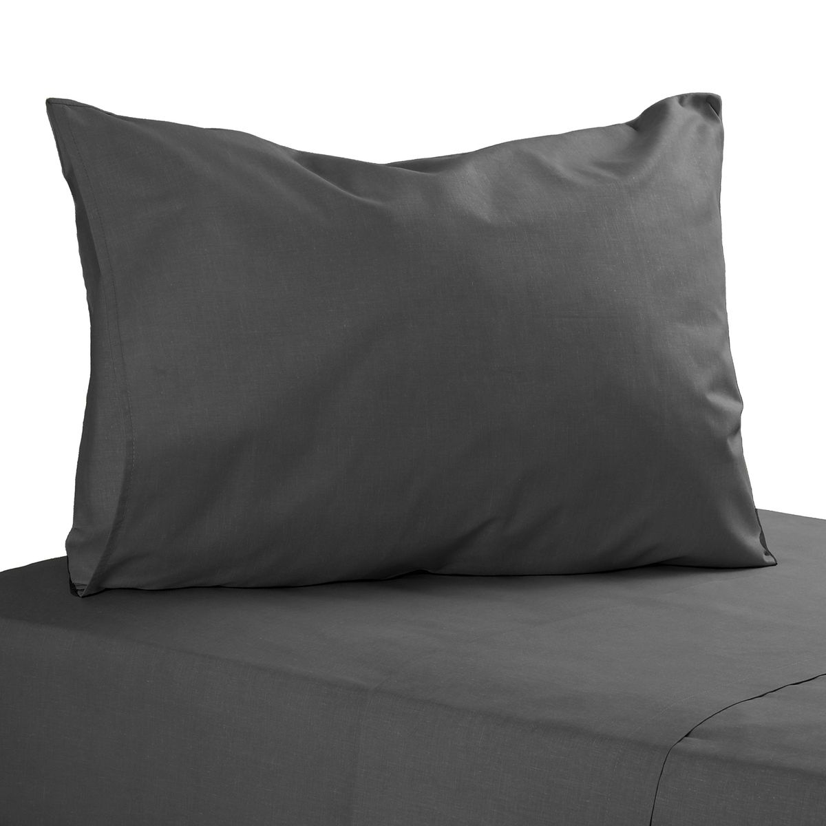 SUEÑO BLANCO - JUEGO DE SABANAS LISO SINGLE GRIS