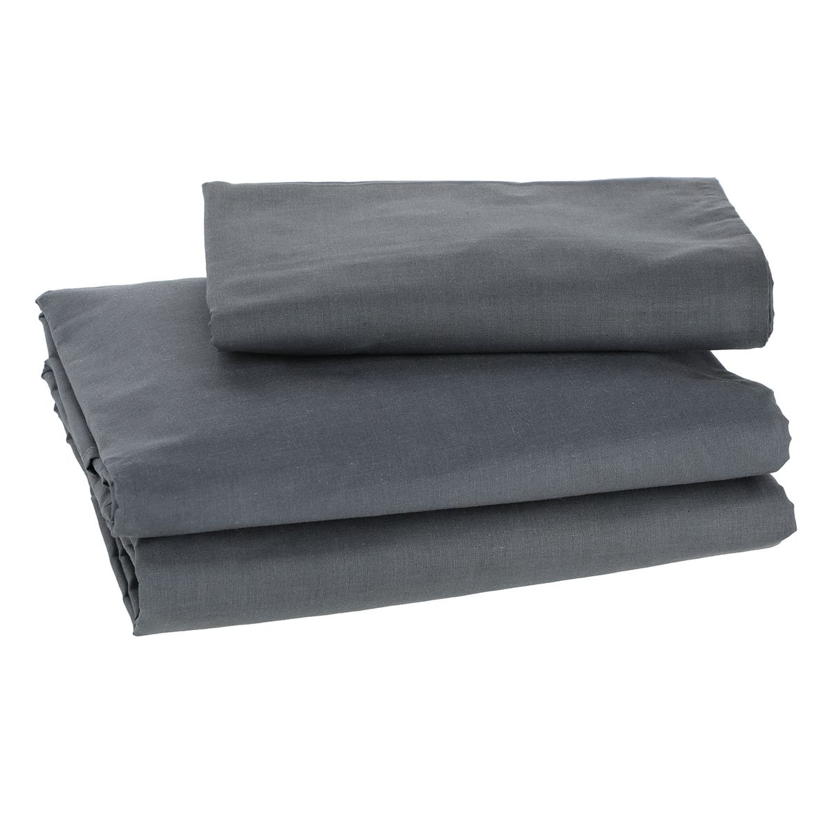 SUEÑO BLANCO - JUEGO DE SABANAS LISO SINGLE GRIS