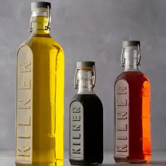 KILNER - Botella Tapa Gris Con Cierre Clip 1Lt