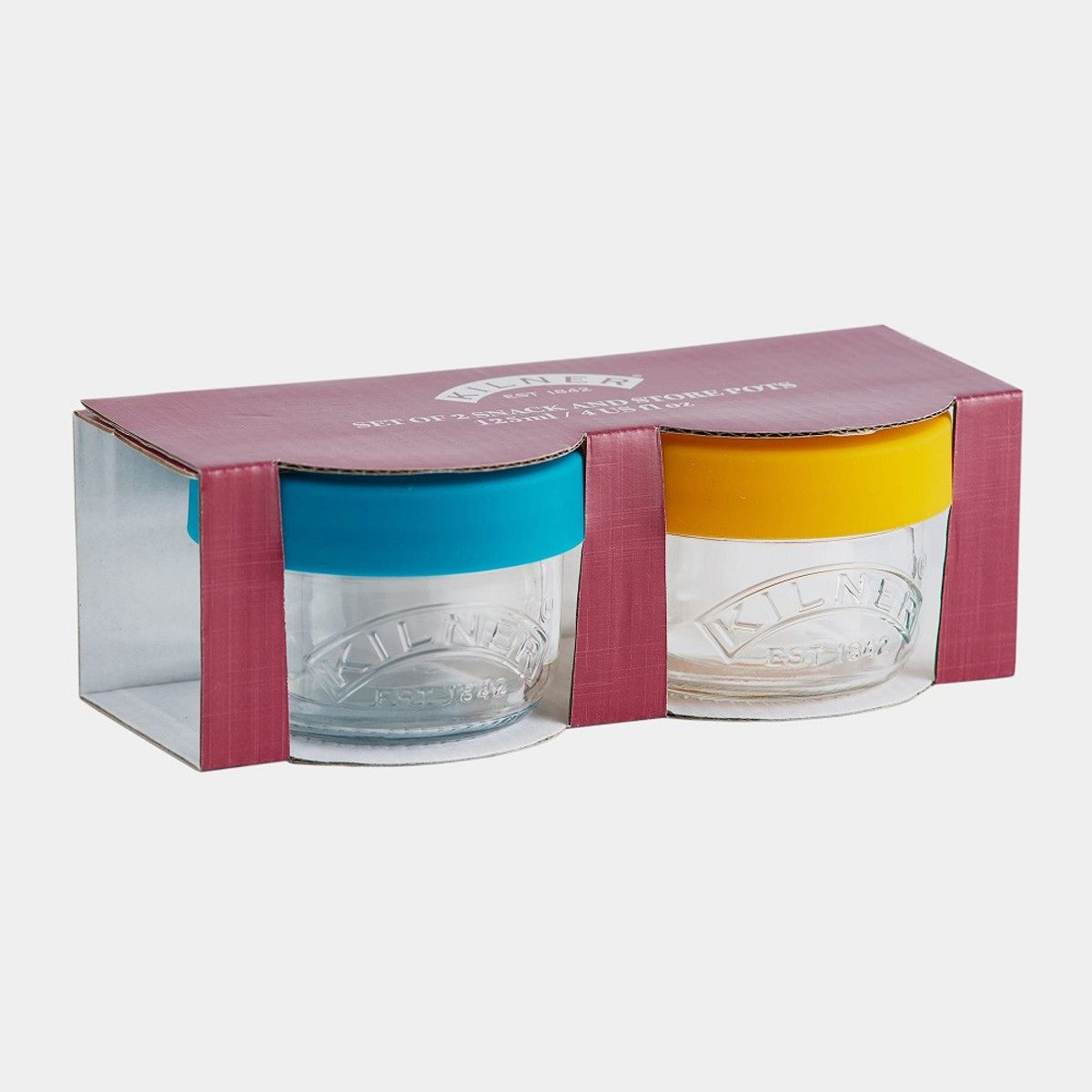 KILNER - Set 2 Frascos Snack 125 Ml.