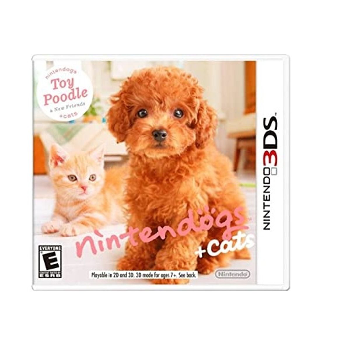 NINTENDO - Nintendogs  Cats Toy Poodle  New Friends - 3ds Físico - Sniper