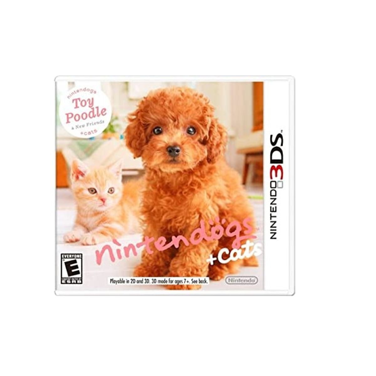 NINTENDO - Nintendogs  Cats Toy Poodle  New Friends - 3ds Físico - Sniper