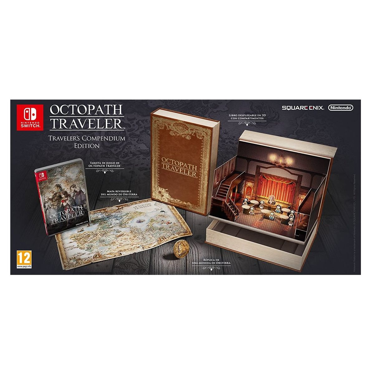 NINTENDO - Octopath Traveler Compendium Edition - Switch Físico - Sniper