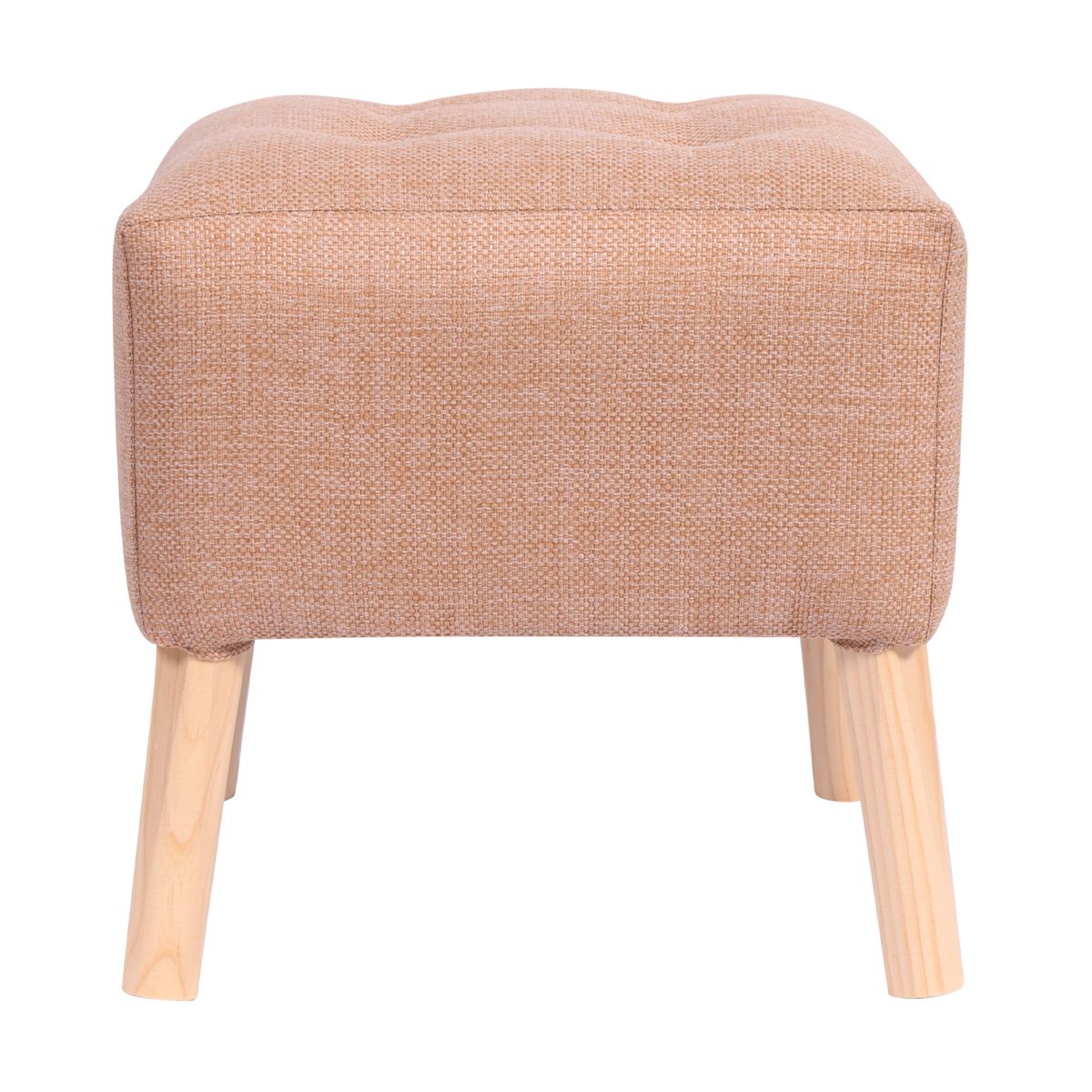 GENERICO - Pouf Alemania Beige Omega 42x42x43 cm Máxima Design