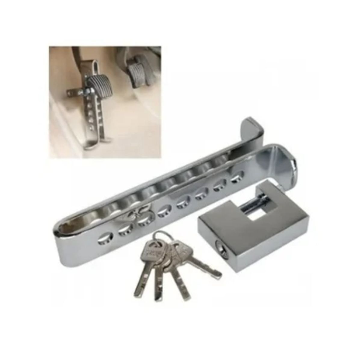 ESHOPANGIE - Traba Pedal Seguridad Auto Antirrobo