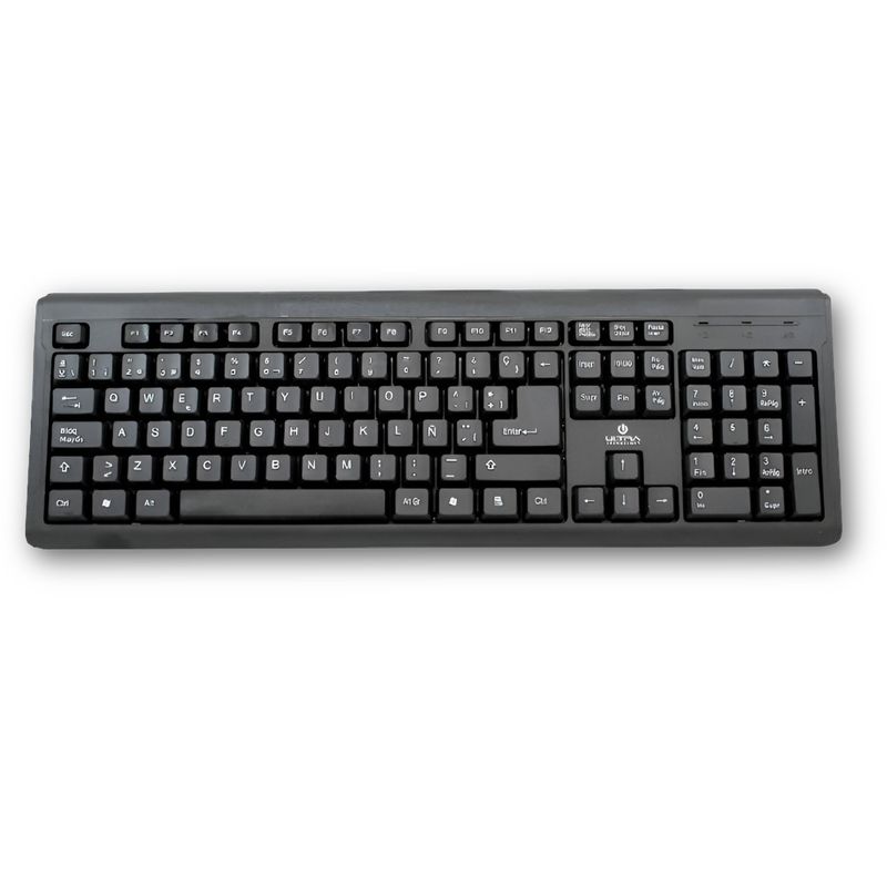 ULTRA - Teclado Usb Multiuso para PC y Notebooks Ultra K100U