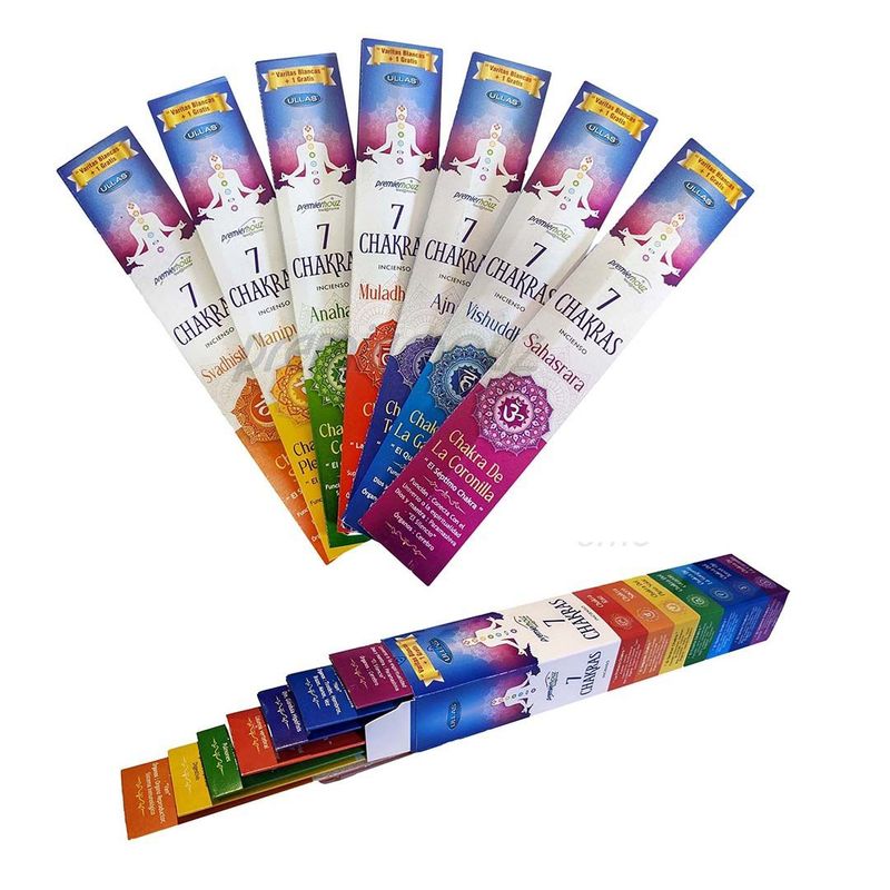 GENERICO - Incienso premium 7 chakras - Ullas