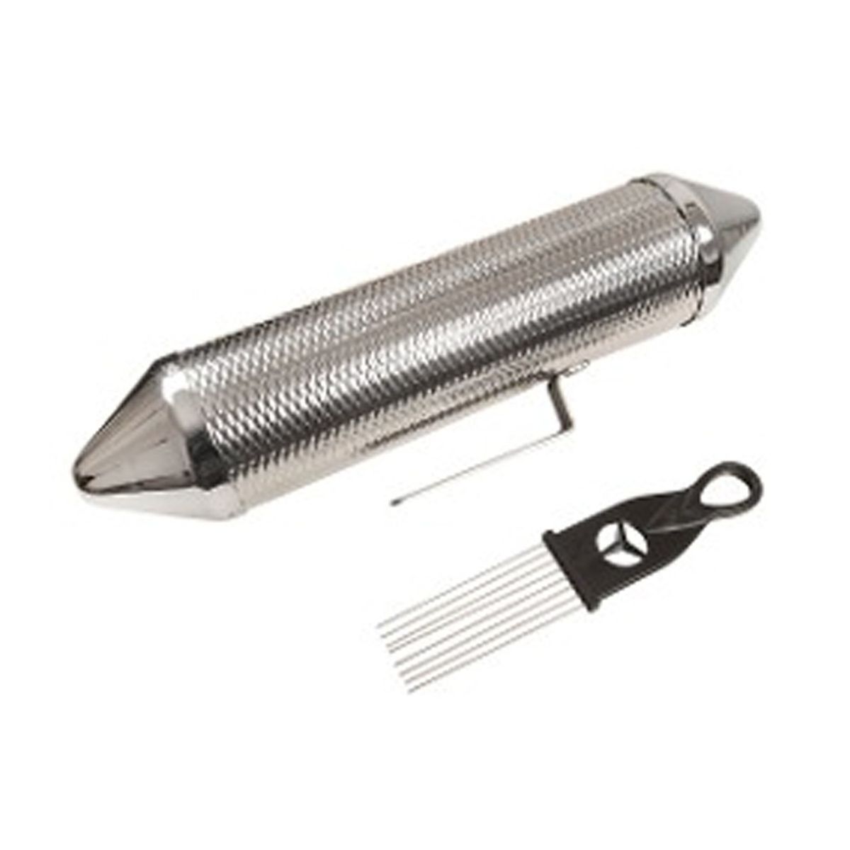 NUTECH - Guiro Torpedo Con Peine Metálico.