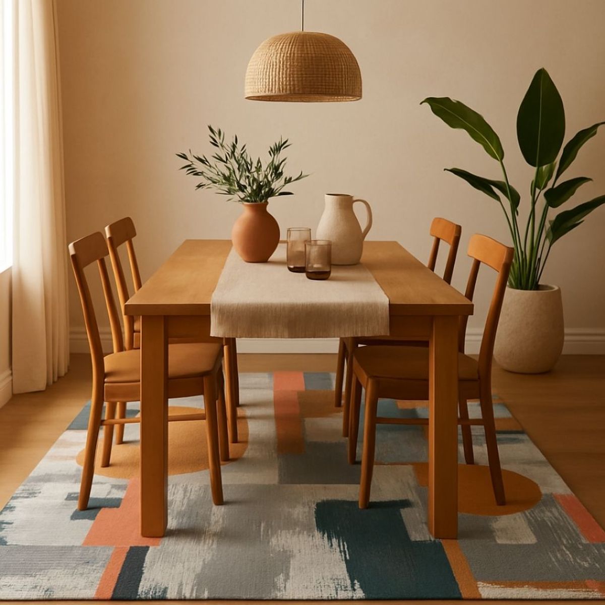 BOHEMIK - Alfombra Diseño Modernos Figuras Geométricas Multicolor 230cm x 180cm