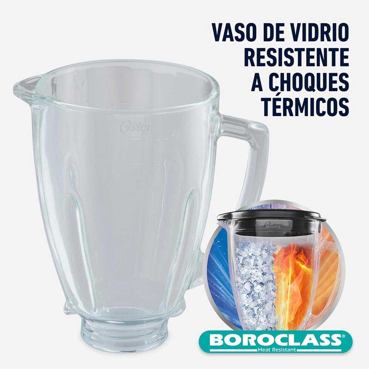 OSTER - Vaso de vidrio Oster® de 1.5 litros