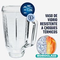 Vaso vidrio Boroclass® 1.25 lt licuadoras Oster®