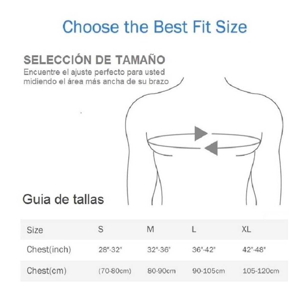 GENERICO - Corrector De Postura Ajustable Talla L
