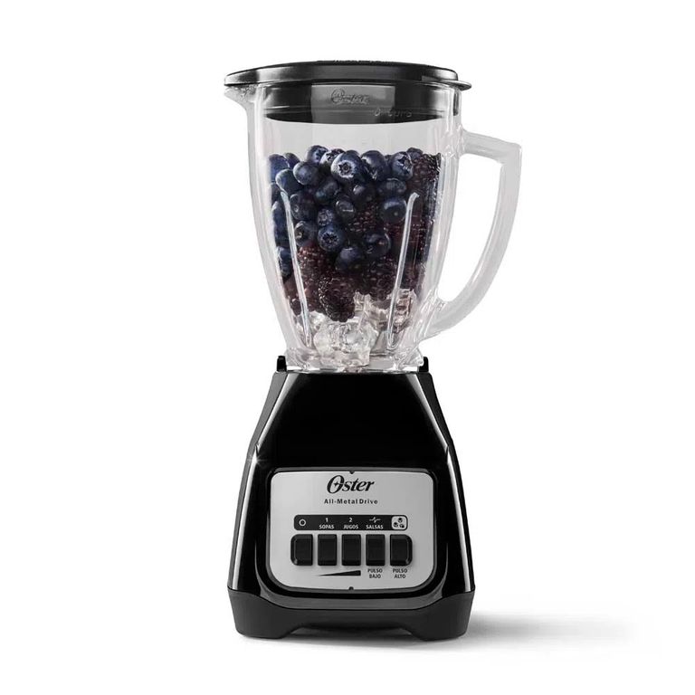 Licuadora Oster® 2 velocidades más pulso y vaso de vidrio BLSTKAGBPB