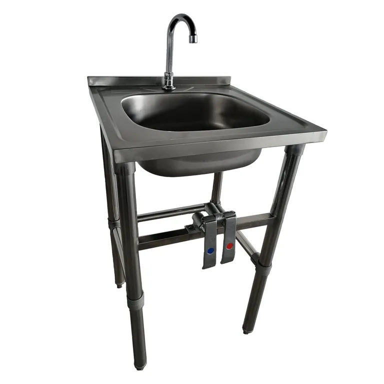 PROCHEF Lavamanos Accion Rodilla Acero Inox. con griferia