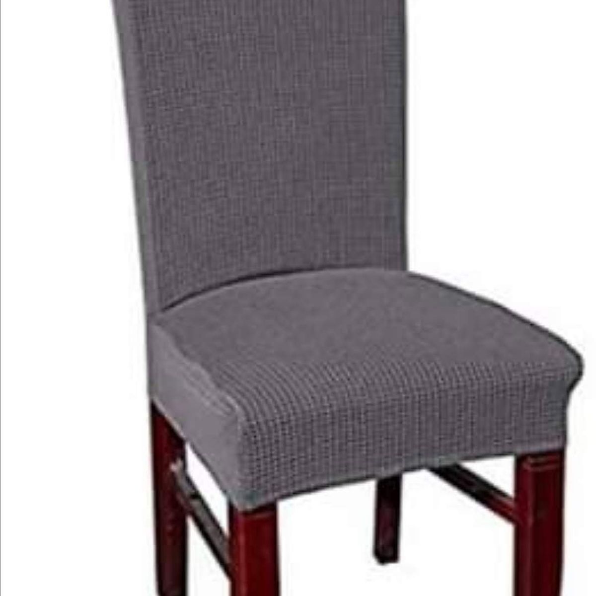 GENERICO - Pack de 6 fundas Cubre Sillas de comedor, de tela CUADRILLE