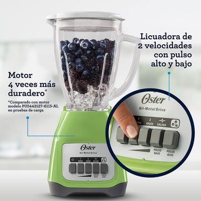 Imagen 2 del producto Licuadora Oster® BLSTKAGKPB 2 velocidades y vaso de vidrio