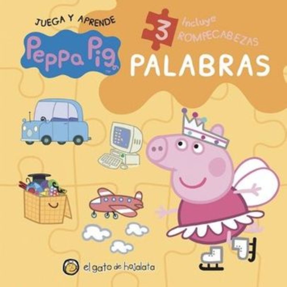 TOP10BOOKS - LIBRO Rompecabezas-Peppa Pig Palabras - Rompecabezas-Peppa Pig Palabras