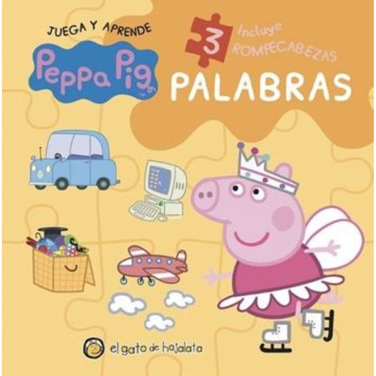 TOP10BOOKS - LIBRO Rompecabezas-Peppa Pig Palabras - Rompecabezas-Peppa Pig Palabras