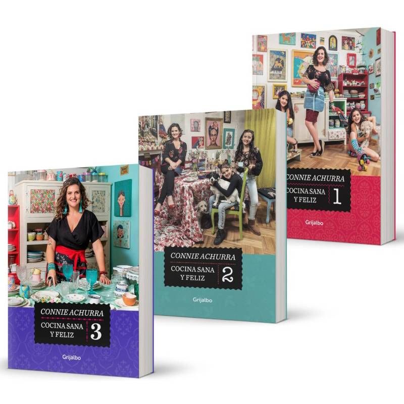 TOP10BOOKS - Libro Pack Cocina, Sana Y Feliz 3 -927- - C.ACHURRA