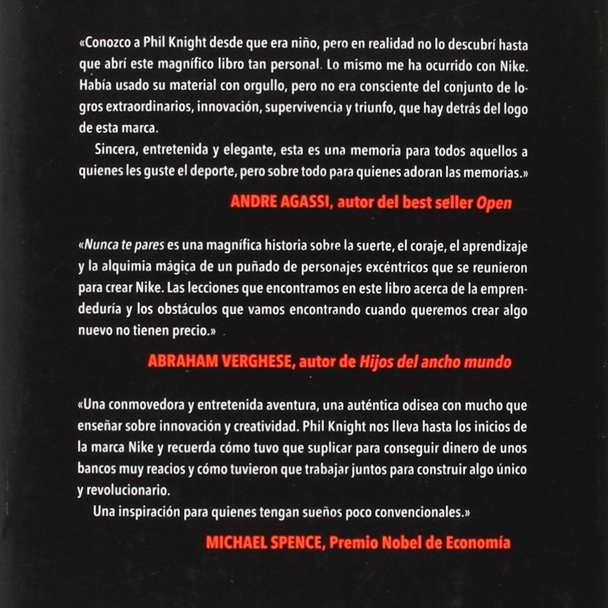 TOP10BOOKS - LIBRO Nunca Te Pares - P. Knight