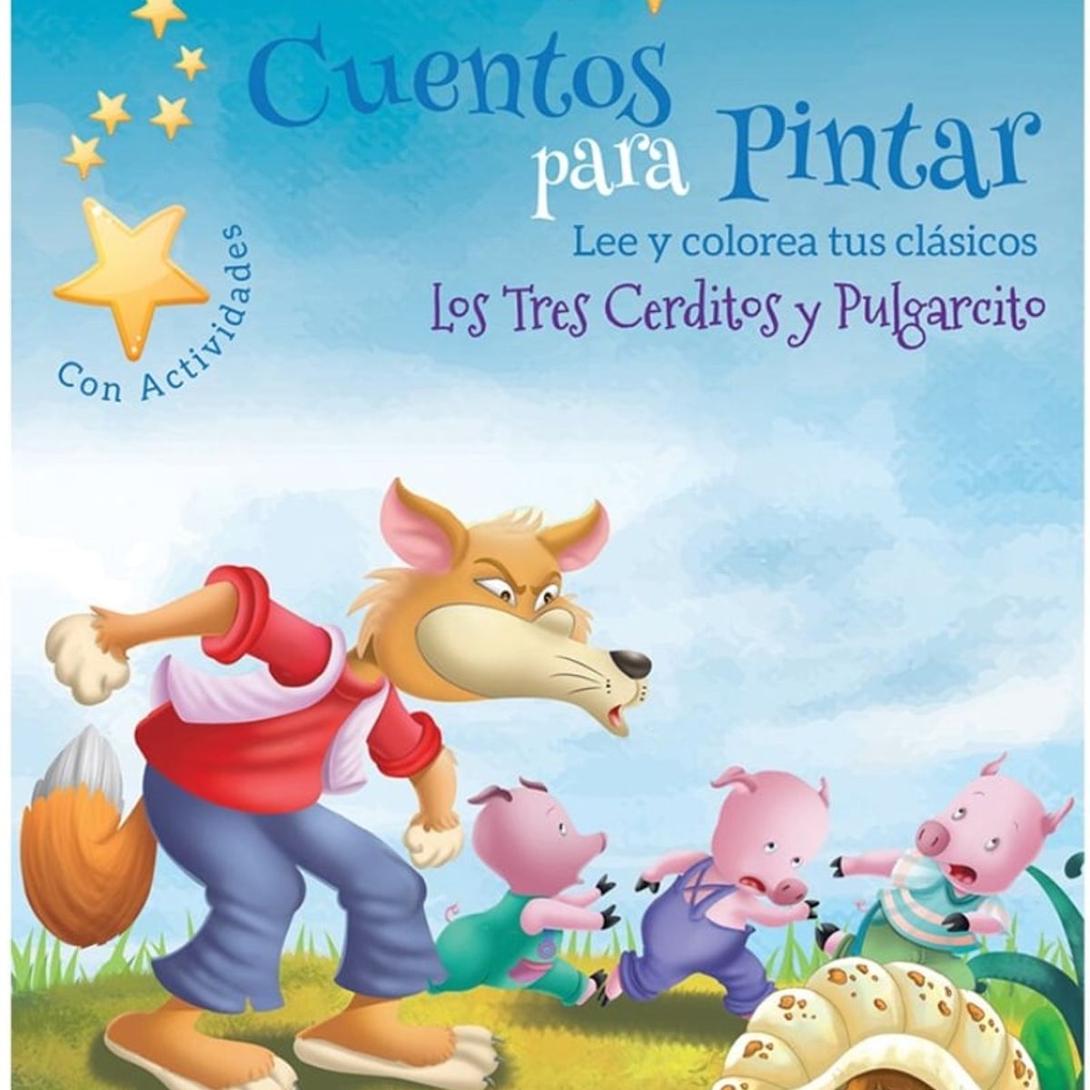 TOP10BOOKS - LIBRO Los Tres Cerditos Y Pulgarcito - Los Tres Cerditos Y Pulgarcito