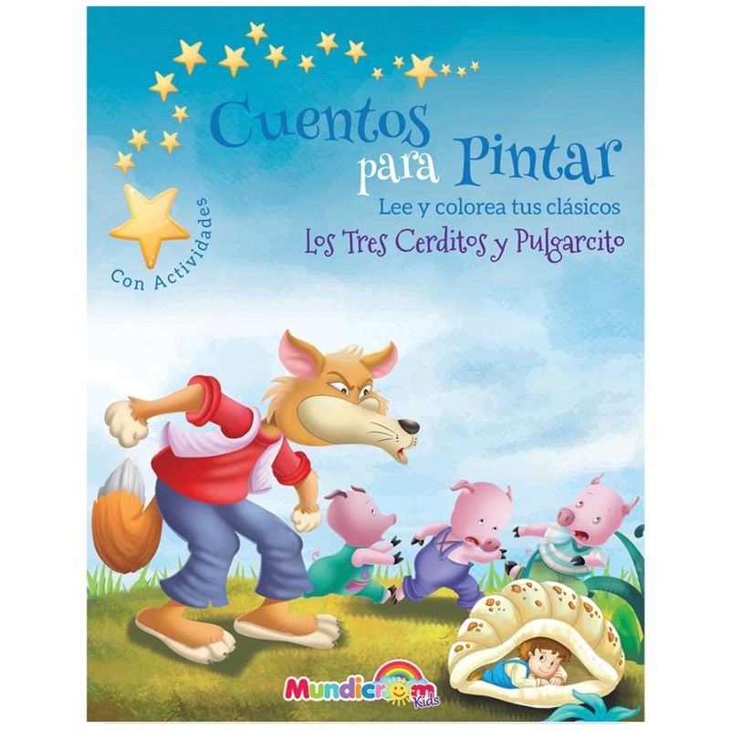 TOP10BOOKS - Libro Los Tres Cerditos Y Pulgarcito -351-