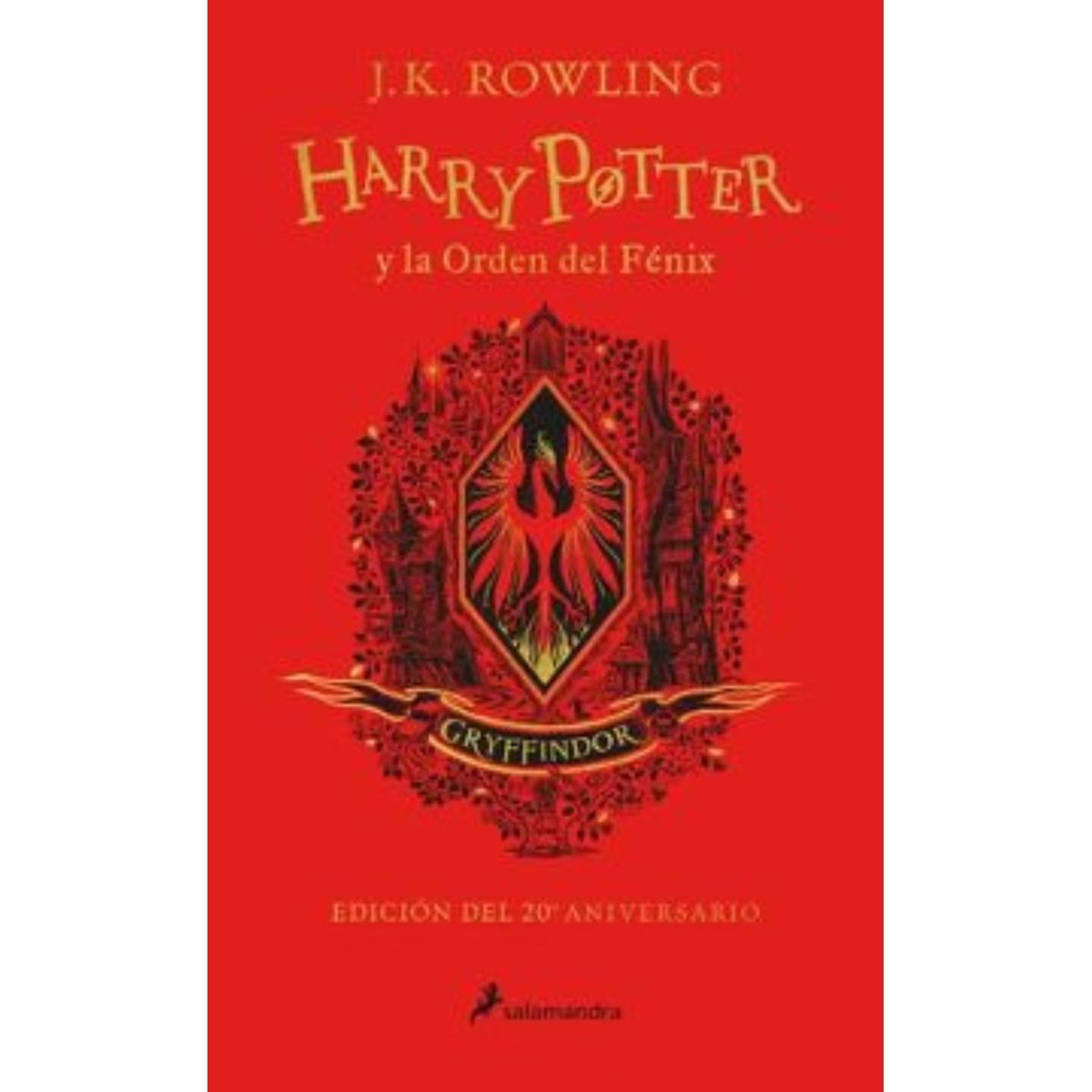 TOP10BOOKS - LIBRO Harry Potter Y La Orden Del Fenix. 20 Aniversario. Gryffindor