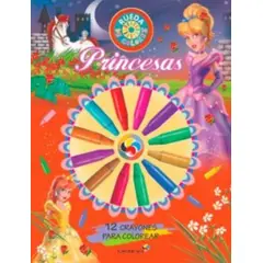 TOP10BOOKS - Libro Rueda De Colores Princesas -200-