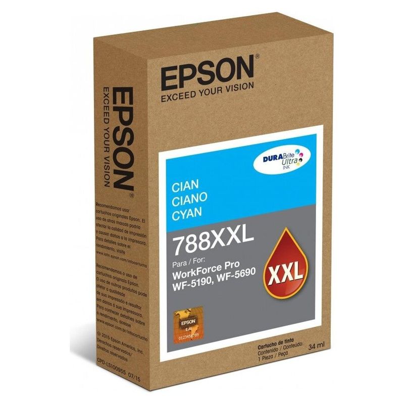 EPSON - Cartucho Extra Alta Capacidad EPSON 788XXL Cyan