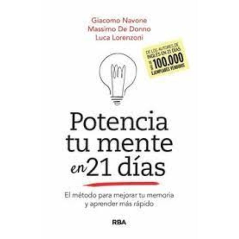 TOP10BOOKS - Libro Potencia Tu Mente En 21 Dias -543-