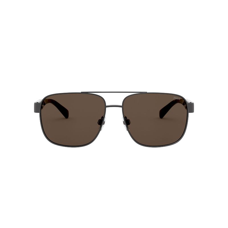 POLO - Lentes de Sol Semi Shiny Dark Gun Metal