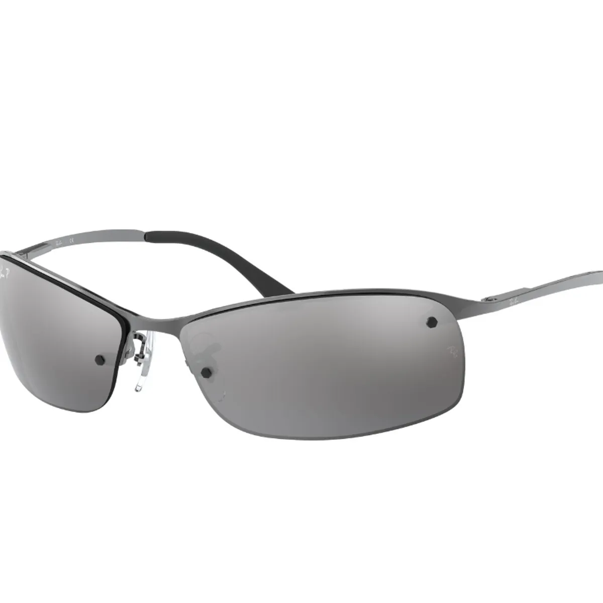 RAY BAN - Ray-Ban Lentes de Sol Envolventes Polarizados RB3183 004/82 63