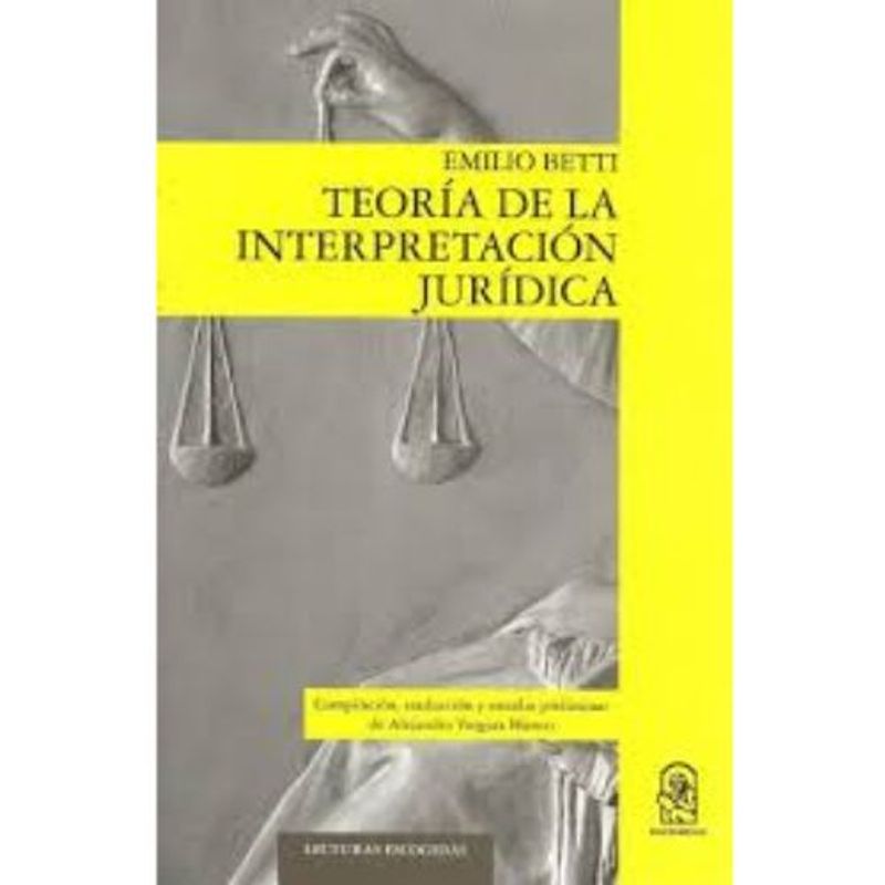 TOP10BOOKS - Libro TEORIA DE LA INTERPRETACION JURIDICA