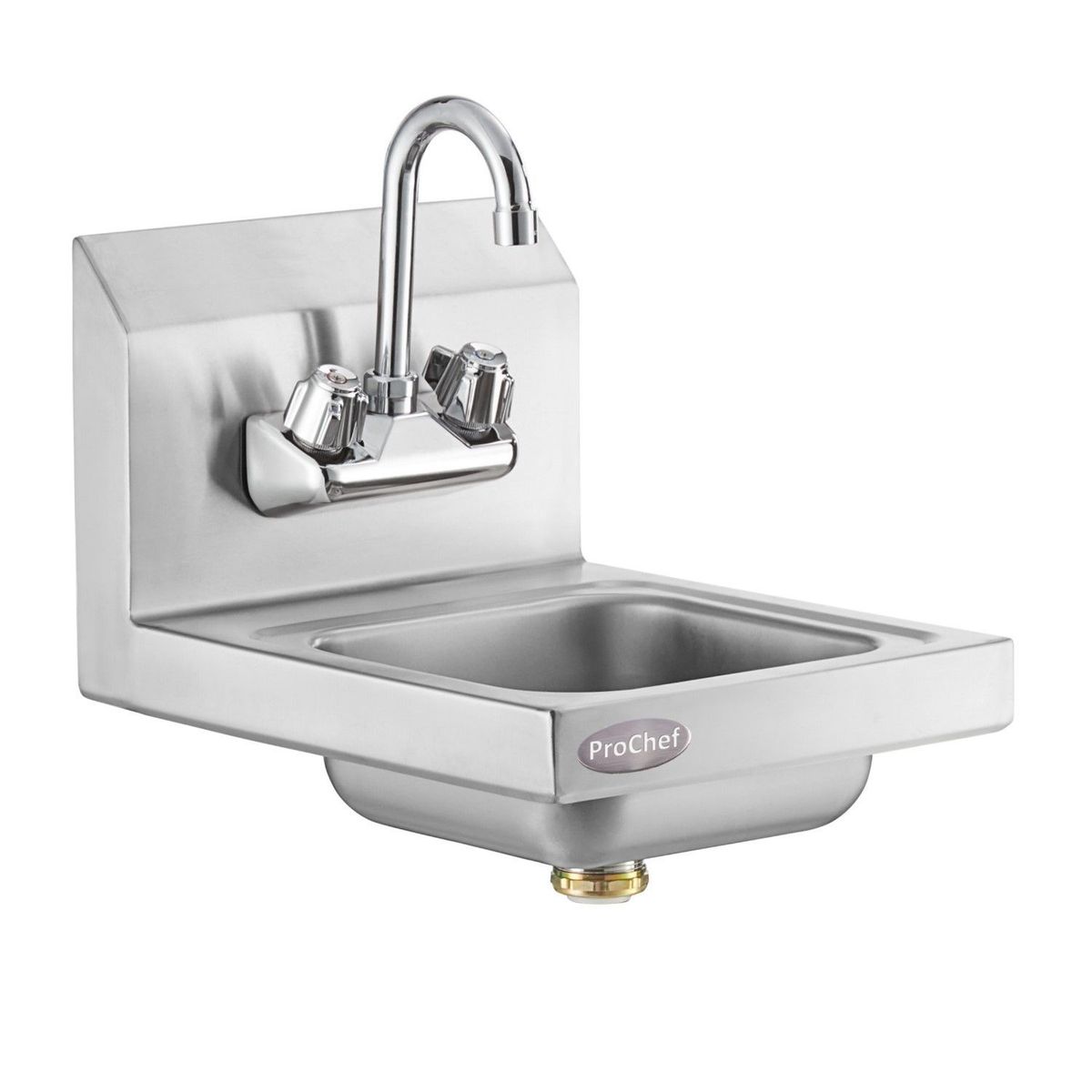 PROCHEF - Lavamanos Mural Acero Inoxidable con Grifería