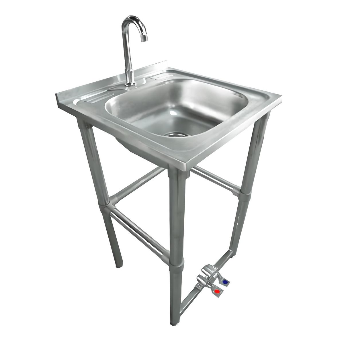 PROCHEF - Lavamanos Accion Pedal Acero Inox. con griferia