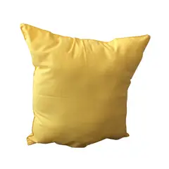REHUCE - Cojín de colores 40x40 cm - Color amarillo suave